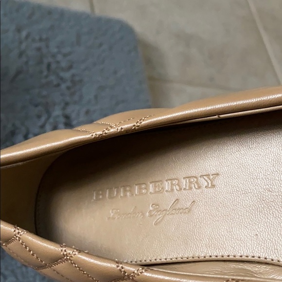 Burberry Avon House Check Ballet Flats Size 39 - Picture 7 of 8